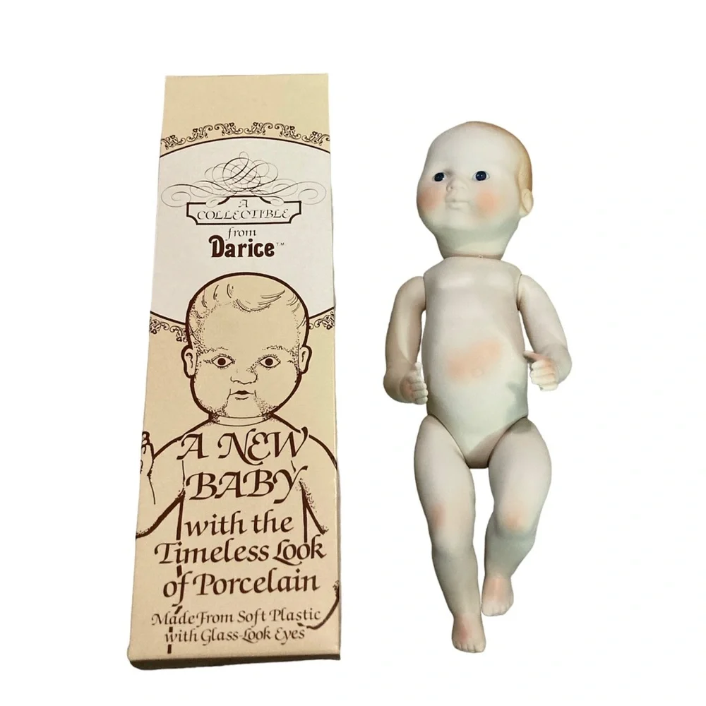 Darice Inc. Doll A New Baby w Timeless Look of Porcelain USA DIY Craft Project
